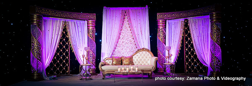 Gorgeous Reception Stage Decoration by Nirali Decor 